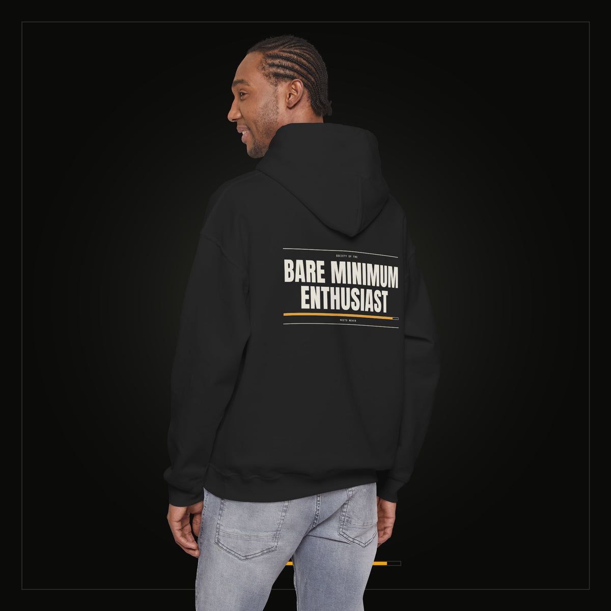 Bare Minimum Enthusiast — Heavyweight Hoodie