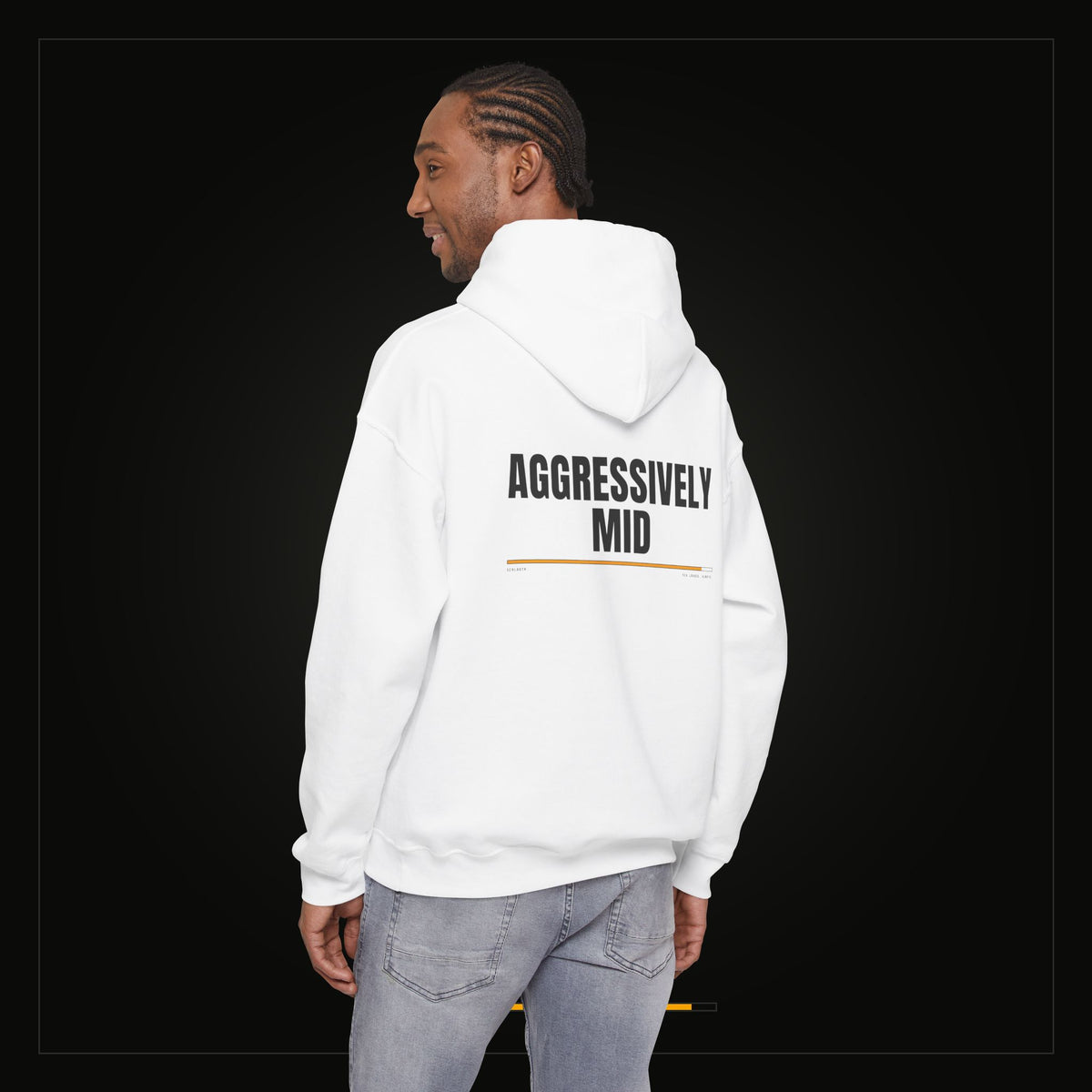 Aggressively Mid — Heavyweight Hoodie