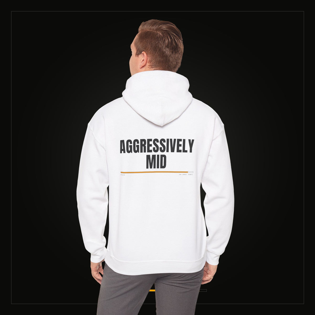 Aggressively Mid — Heavyweight Hoodie