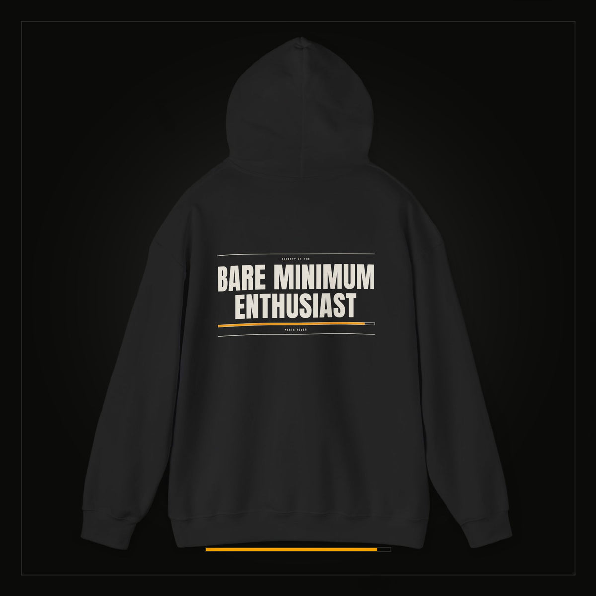 Bare Minimum Enthusiast — Heavyweight Hoodie