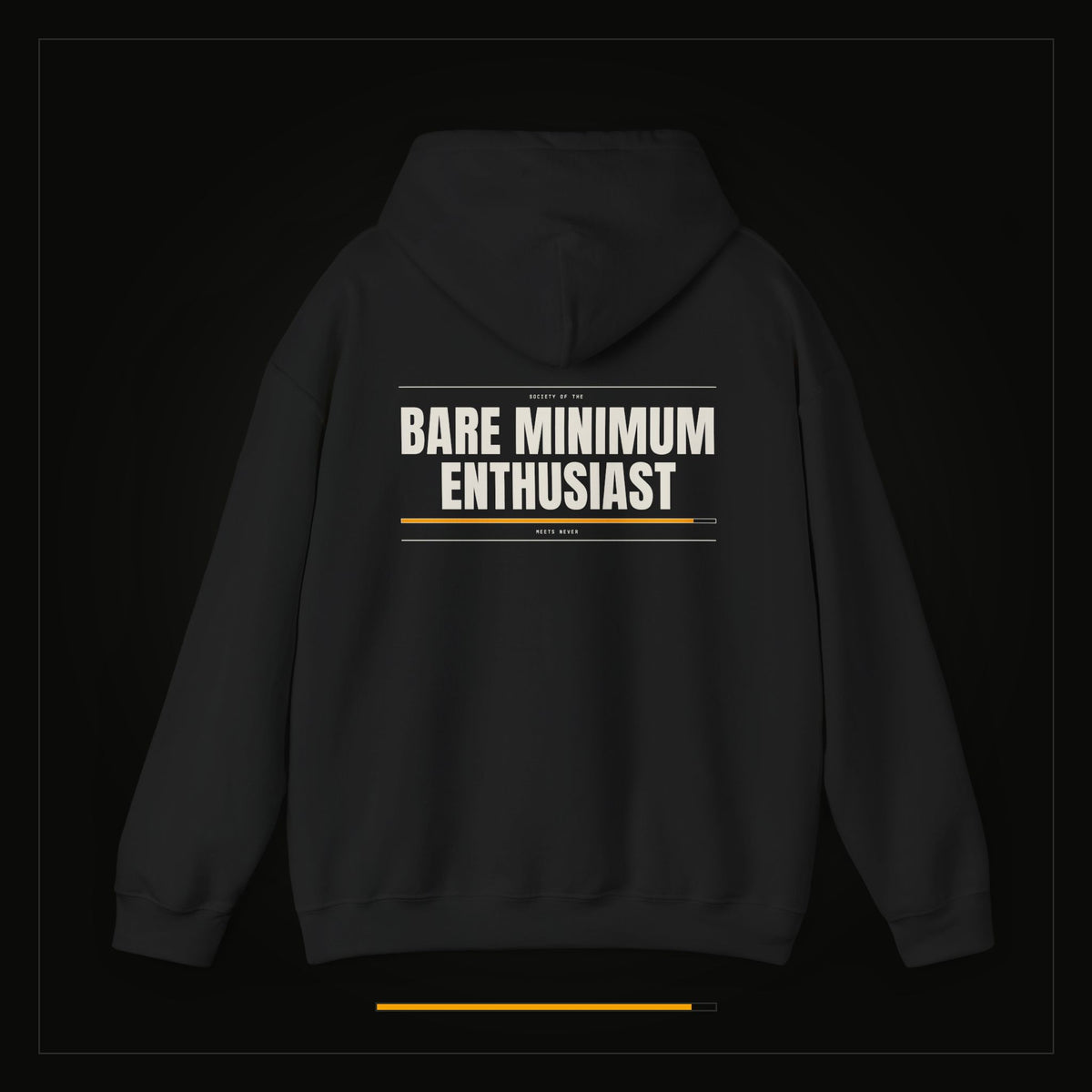 Bare Minimum Enthusiast — Heavyweight Hoodie