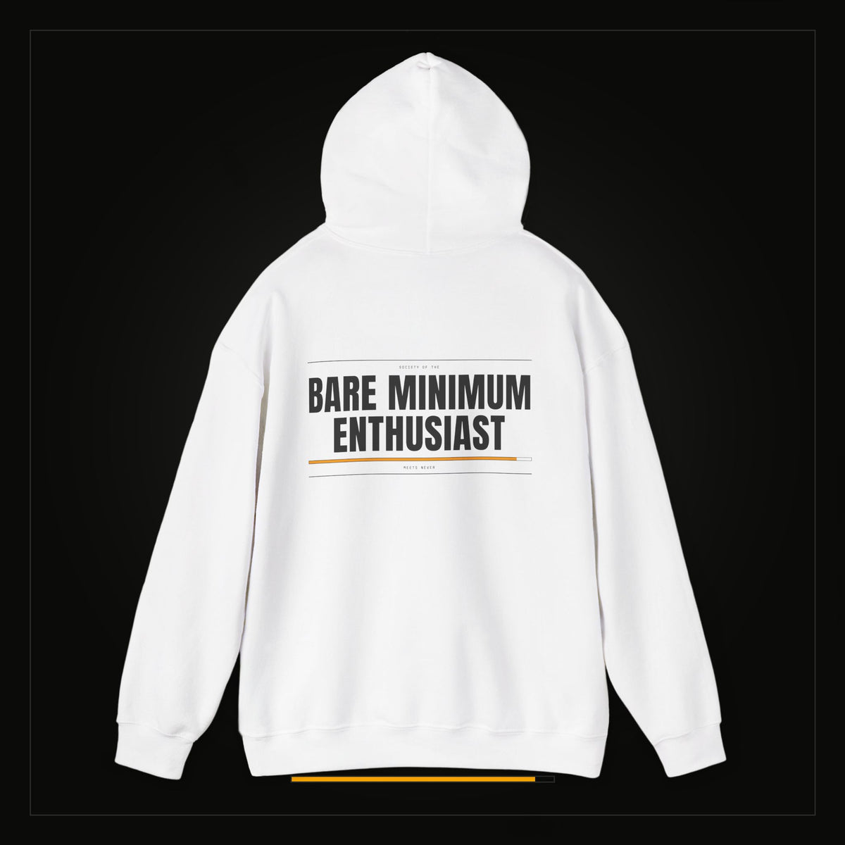Bare Minimum Enthusiast — Heavyweight Hoodie